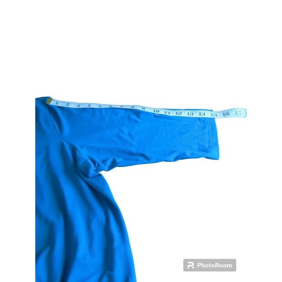 Full  Beauty Sport Womens Size 22/24 Scoop Neck Active Workout Shirt  Slit- Side - Picture 7 of 12